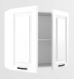 Белый вегас Навесной шкаф 800 мм 2 двери - Кухни для Вас