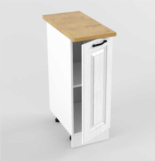 Белый вегас Стол рабочий 300 мм 1 дверь - Кухни для Вас