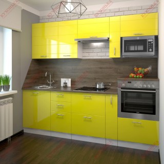 Кухня Лимон глянец - Кухни для Вас